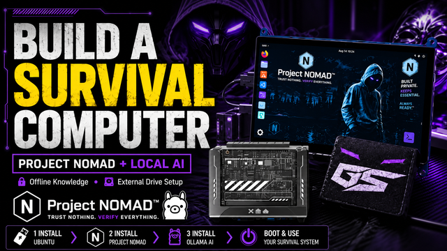 Comment GhostStrats construit un ordinateur de survie hors ligne avec le projet NOMAD