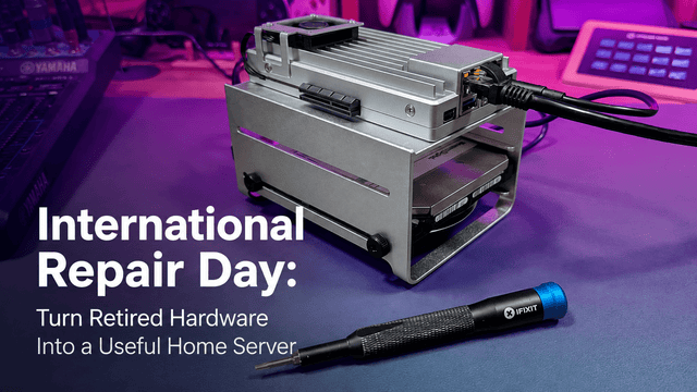 Dia Internacional da Reparação: transforme hardware antigo num servidor doméstico útil