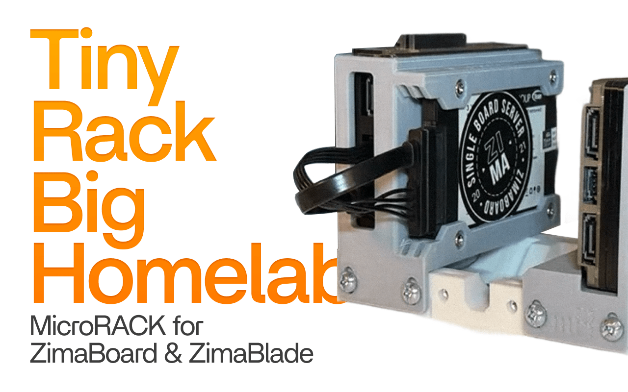 How to Build a Modular Homelab with microRACK – Zima Store Online