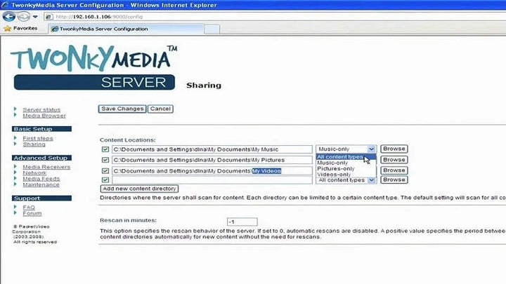 Twonky Media Server: Simple DLNA Sharing Guide