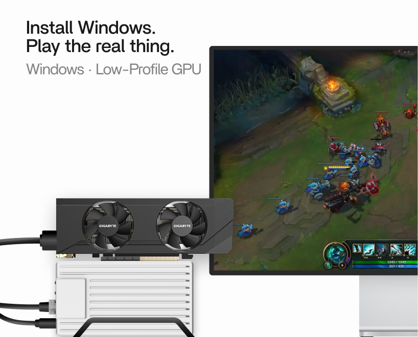 ゲームコンソール、PC、サーバーが一つのボードに集約