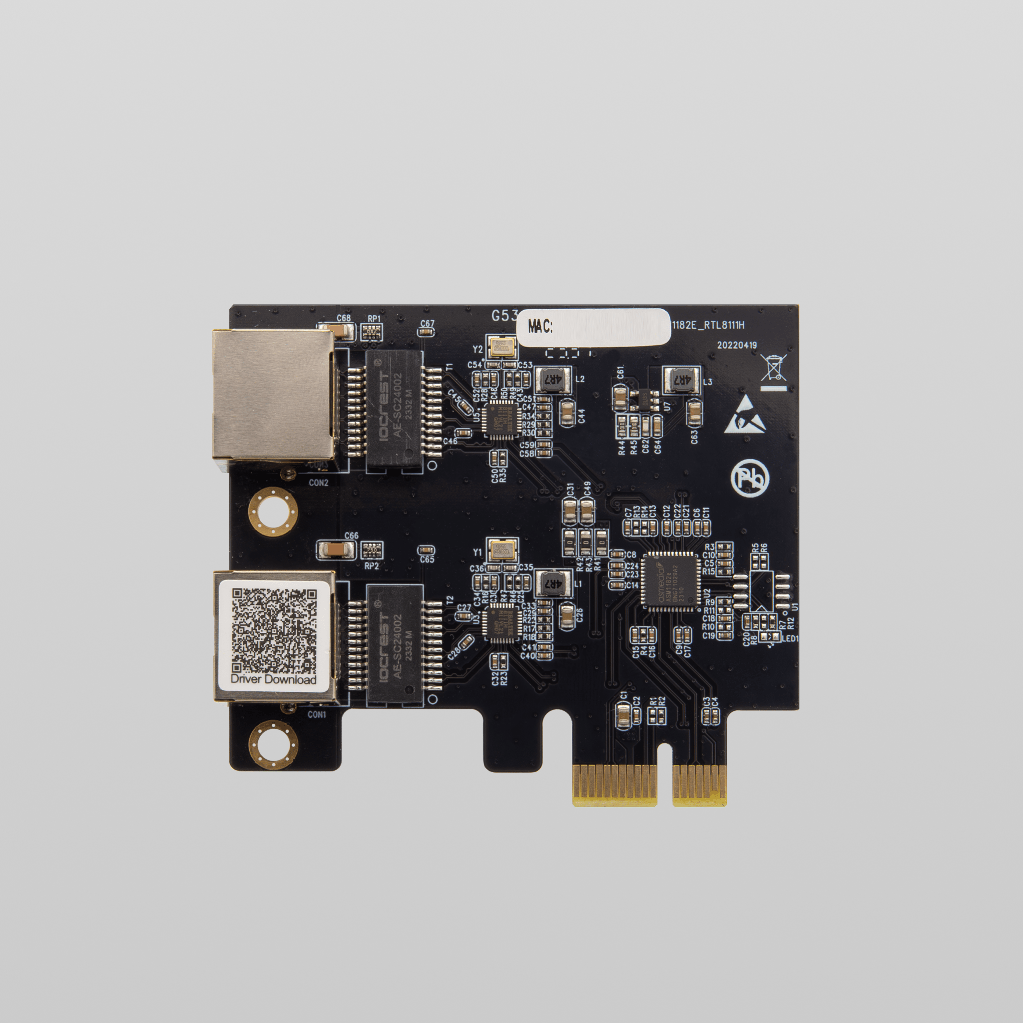 Scheda WiFi PCIE 6000Mbps Con WiFi6E E Bluetooth 5.2 – Doppia Antenna 8dB Per PC Gaming E Streaming