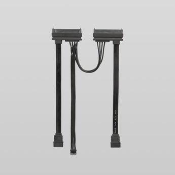 SATA Y-cable for ZimaBoard/ZimaBlade, supporting dual drive storage expansion.