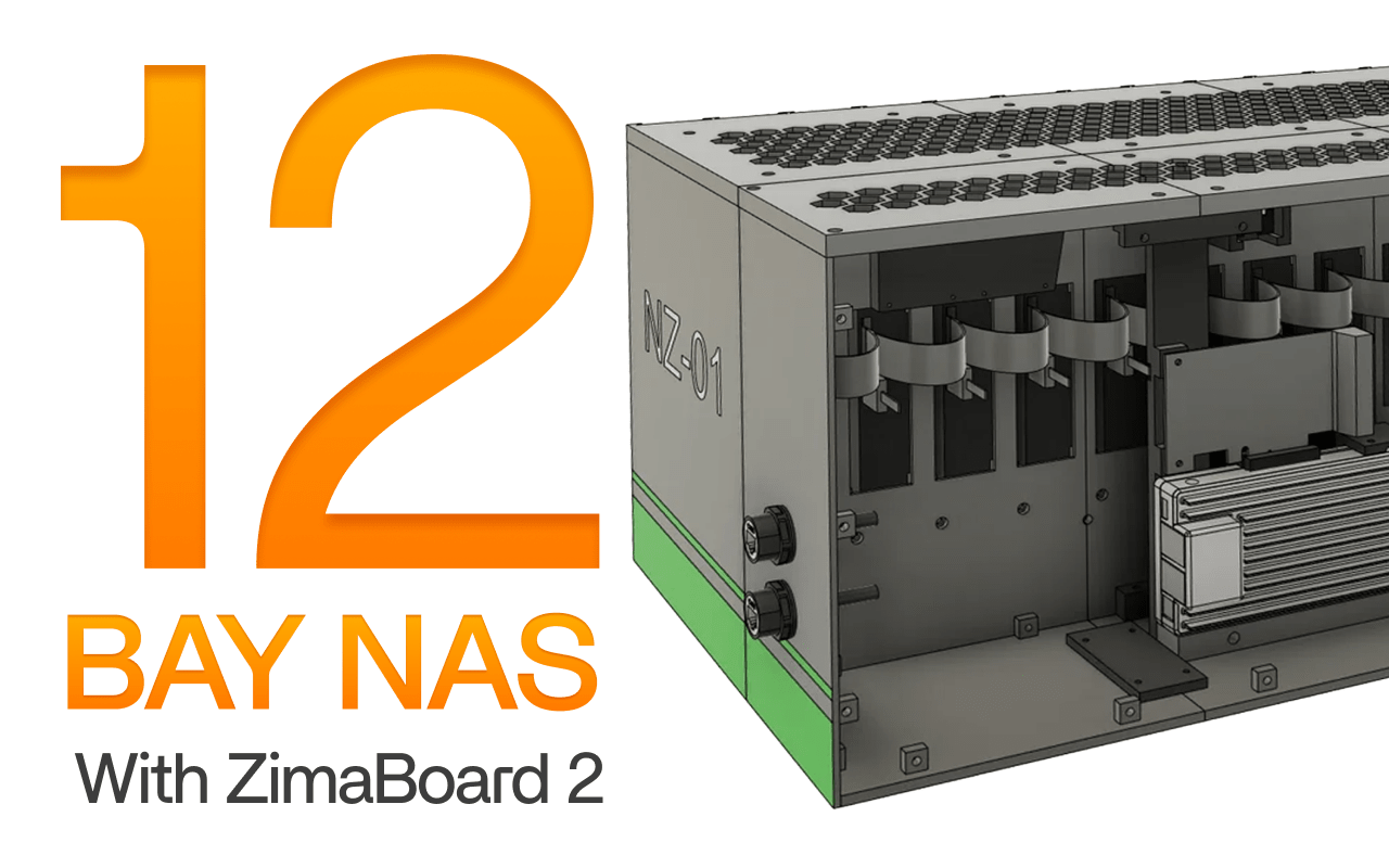 12-Bay NAS Build with ZimaBoard 2: A Versatile Storage & Entertainment Hub - Zima Store Online