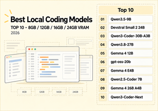 Best Local Coding Models for 8GB, 12GB, 16GB & 24GB VRAM
