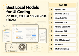 Best Local Models for UI Coding on 8GB, 12GB & 16GB GPUs (2026)