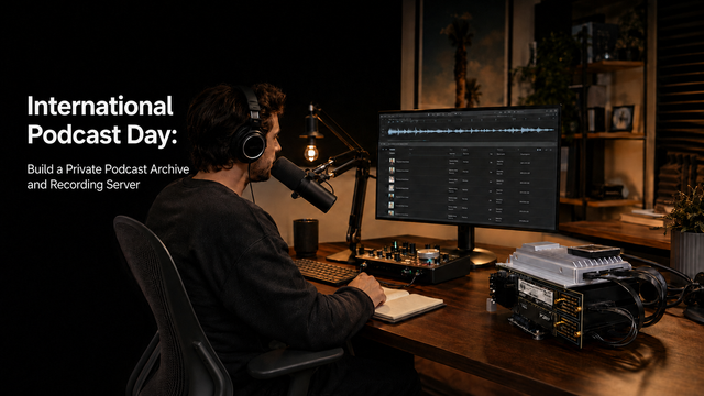 International Podcast Day: Build a Private Podcast Archive and Recording Server
