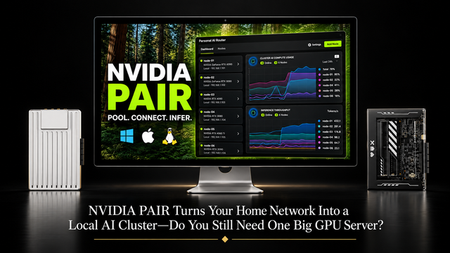 NVIDIA PAIR Turns Your Home Network Into a Local AI Cluster—Do You Still Need One Big GPU Server?