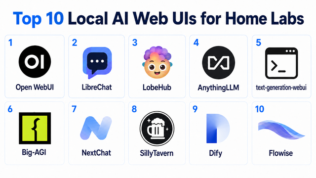 Top 10 Local AI Web UI for Home Labs In 2026