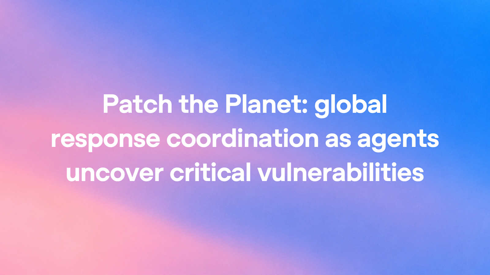 Patch the Planet official announcement cover artwork