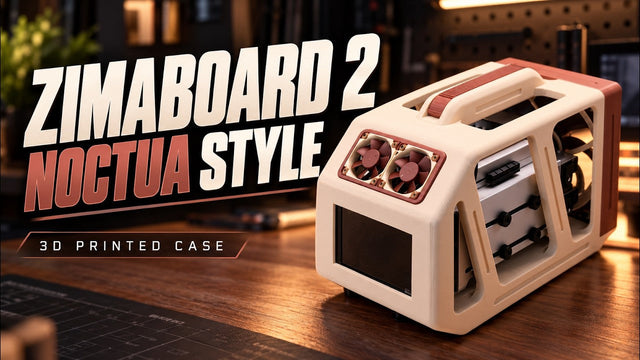 How Ariel Studio Builds a Noctua-Style ZimaBoard 2 NAS Case