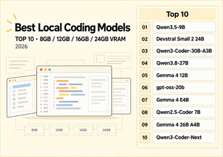 Mejores modelos de programación locales para 8GB, 12GB, 16GB y 24GB de VRAM