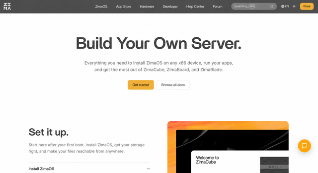 New Zima Docs: From ZimaOS Setup to Apps, Hardware, Developer Tools & Community