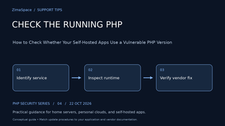 How to Check Whether Your Self-Hosted Apps Use a Vulnerable PHP Version