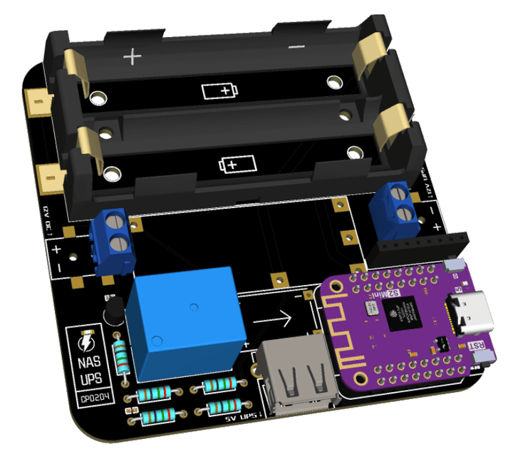 DIY Intelligent UPS: Modular Power Case for ZimaBoard