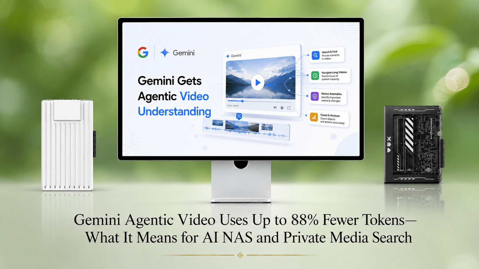 Gemini Agentic Video Uses Up to 88% Fewer Tokens—What It Means for AI NAS and Private Media Search - Zima Store Online