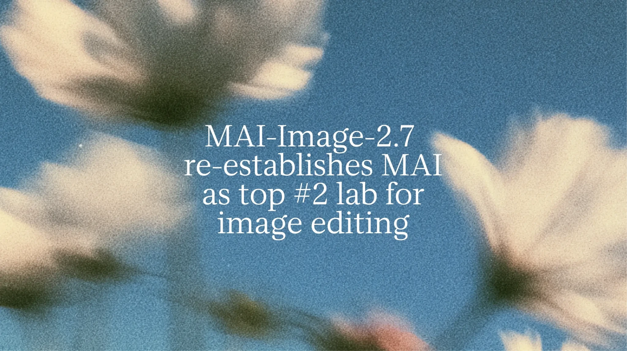 MAI Image 2.7 Explained: AI Photo Editing and a Recoverable Creative Workflow - Zima Store Online