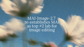 MAI Image 2.7 expliqué : retouche photo par IA et flux de travail créatif réversible