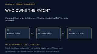 Managed Hosting vs Self-Hosting: Who Handles Critical PHP Security Updates?