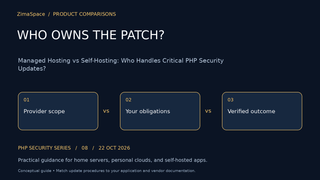 Managed Hosting vs. Self-Hosting: Wer kümmert sich um wichtige PHP-Sicherheitsupdates?
