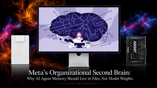 Meta’s Organizational Second Brain: Why AI Agent Memory Should Live in Files, Not Model Weights