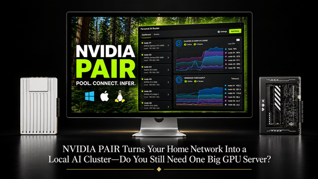 NVIDIA PAIR zamienia Twoją sieć domową w lokalny klaster AI — czy nadal potrzebujesz jednego dużego serwera GPU?