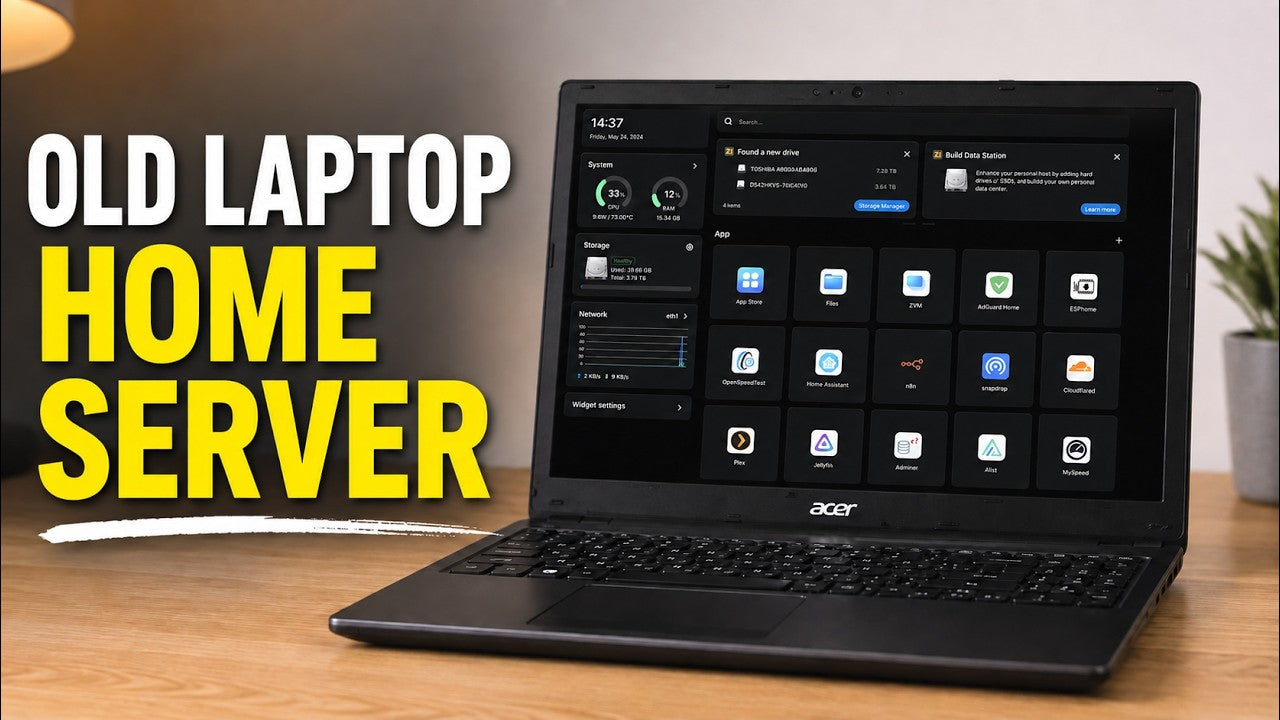 How to Turn an Old Laptop Into a ZimaOS Home Server