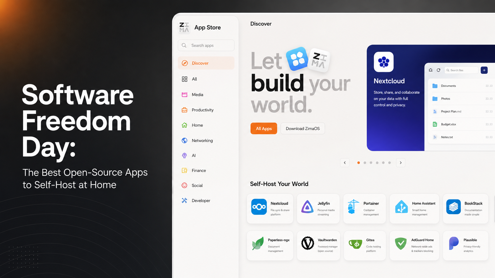 Software Freedom Day: The Best Open-Source Apps to Self-Host at Home