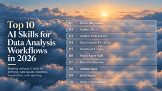 Top 10 AI Skills for Data Analysis Workflows in 2026