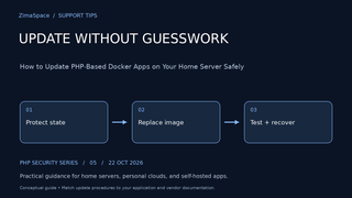 How to Update PHP-Based Docker Apps on Your Home Server Safely