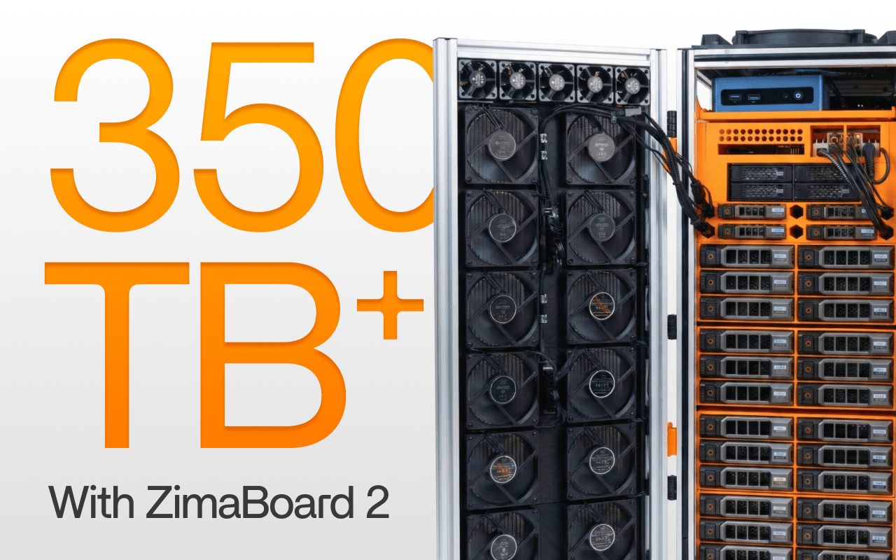 What's the Max Storage Capacity of ZimaBoard 2? 350TB+ Home Server Building Case - Zima Store Online