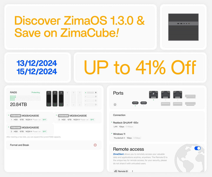 ZimaOS 1.3.0: Intelligenter, Schneller, Einfacher