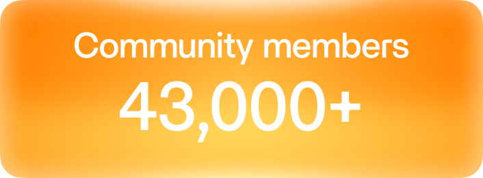 Community-Mitglieder 43,000+