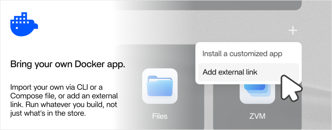 Bring your own Docker app