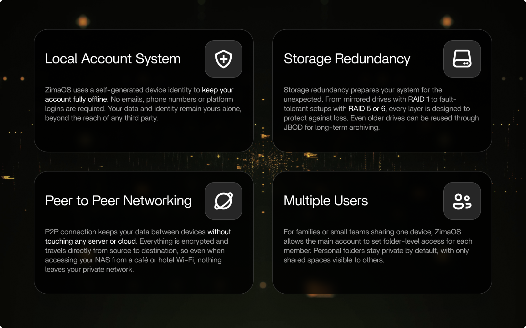 ZimaOS feature
