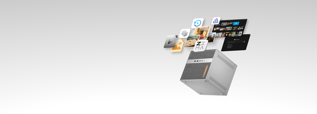 Mehr als ein NAS.
Eine leistungsstarke Self-Hosting-Lösung.