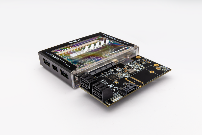 PCIe to 5 포트 SATA III 어댑터 JMB585 칩셋