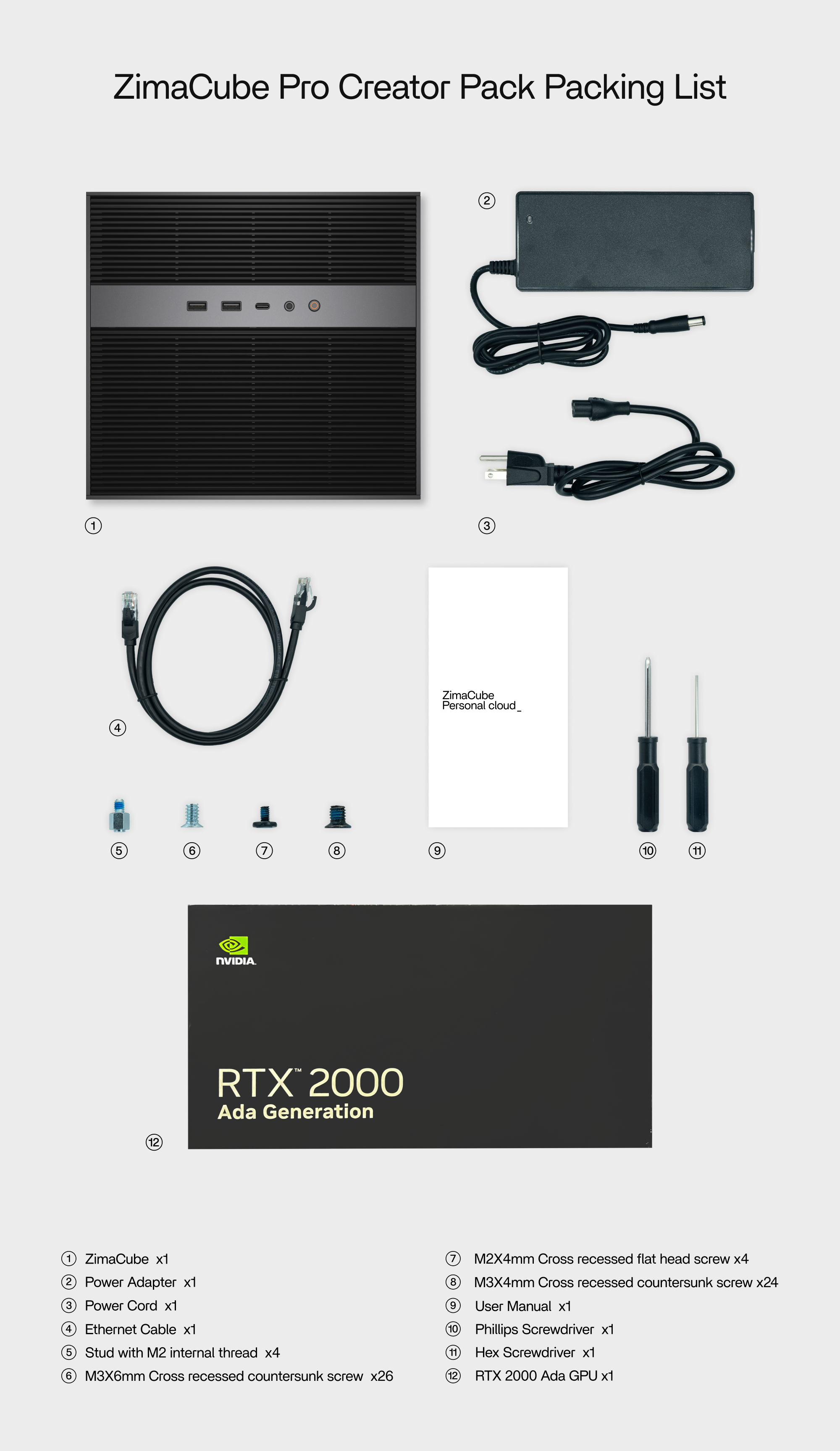 ZimaCube Pro Creator Pack | Personal Cloud NAS Server - Zima ZimaCube Pro Creator Pack | Personal Cloud NAS Server - Zima