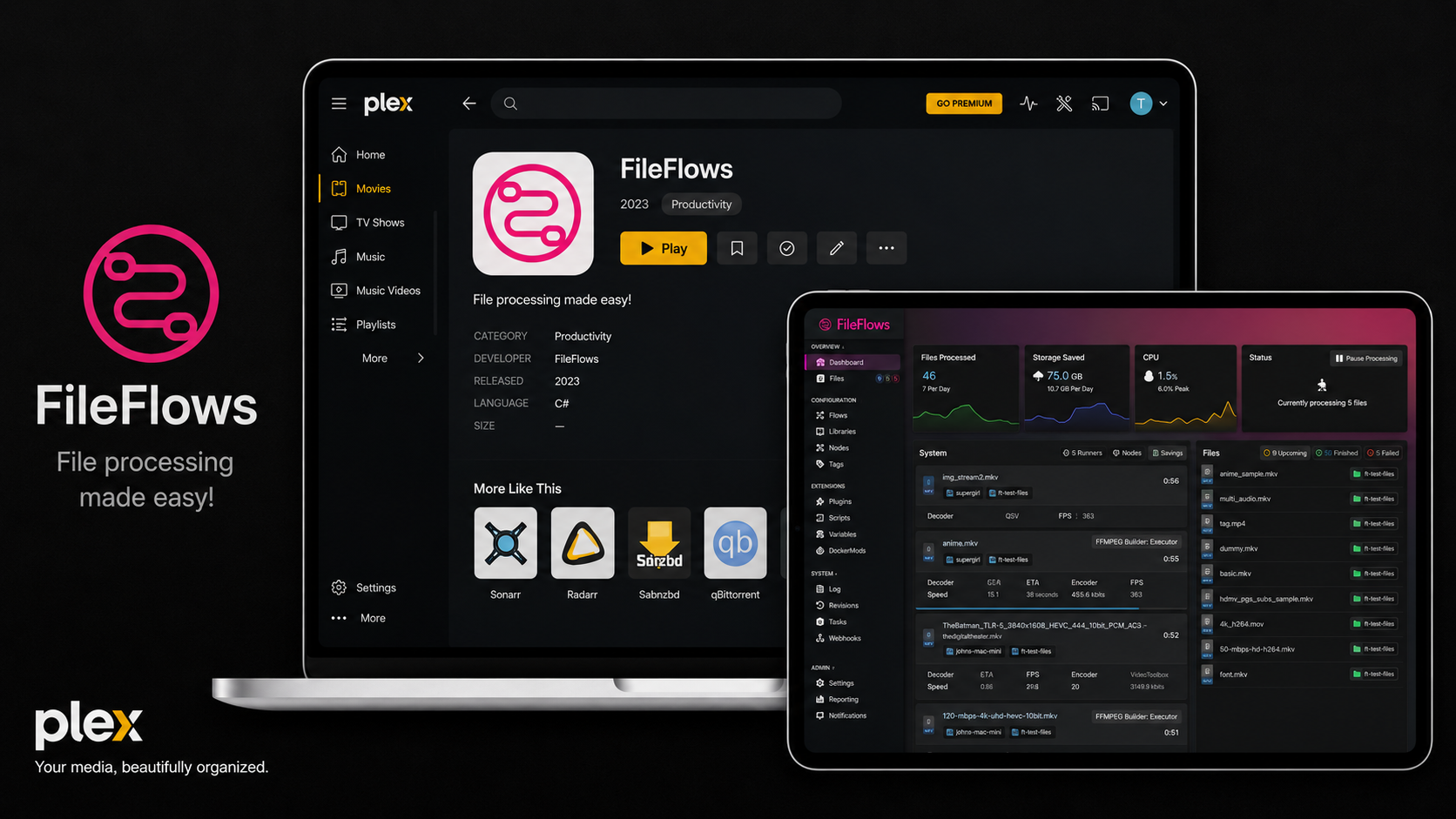 متطلبات أجهزة FileFlows: المعالج وذاكرة RAM ووحدة معالجة الرسومات وتحويل الترميز