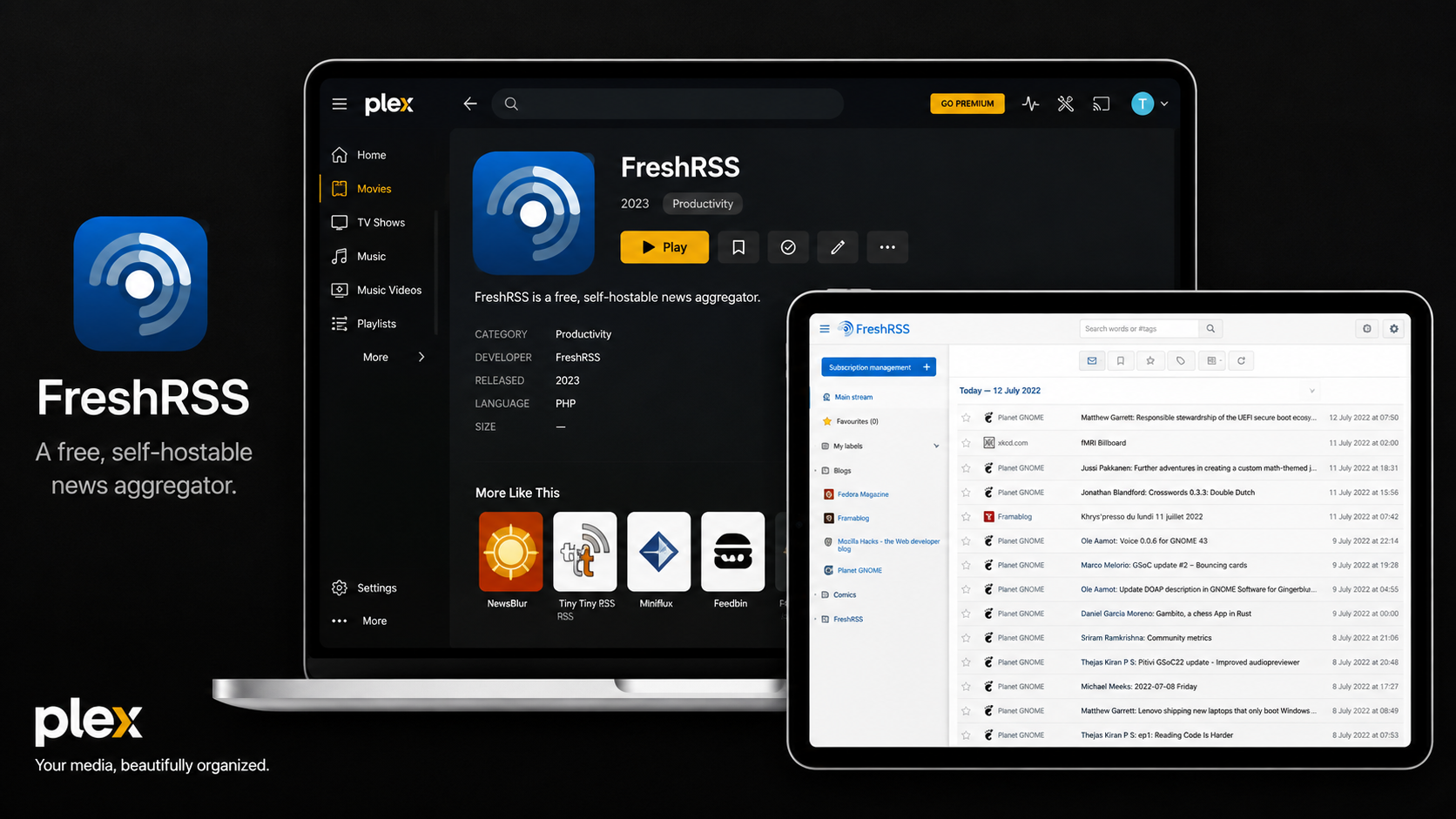 متطلبات أجهزة FreshRSS: ذاكرة الوصول العشوائي وقاعدة البيانات وتحديثات الخلاصات