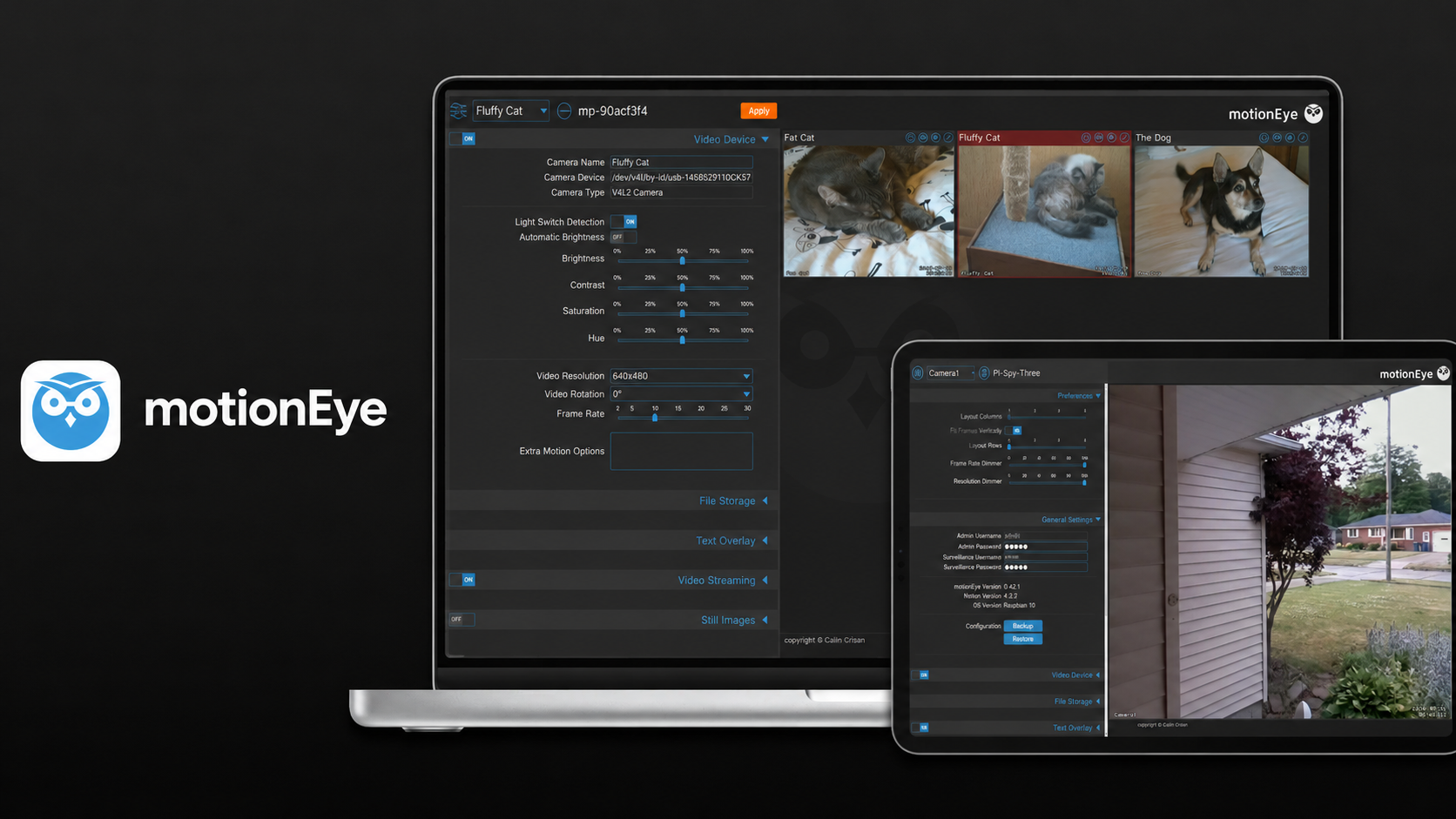 motionEye Hardware Requirements: CPU, RAM, Cameras & Recording