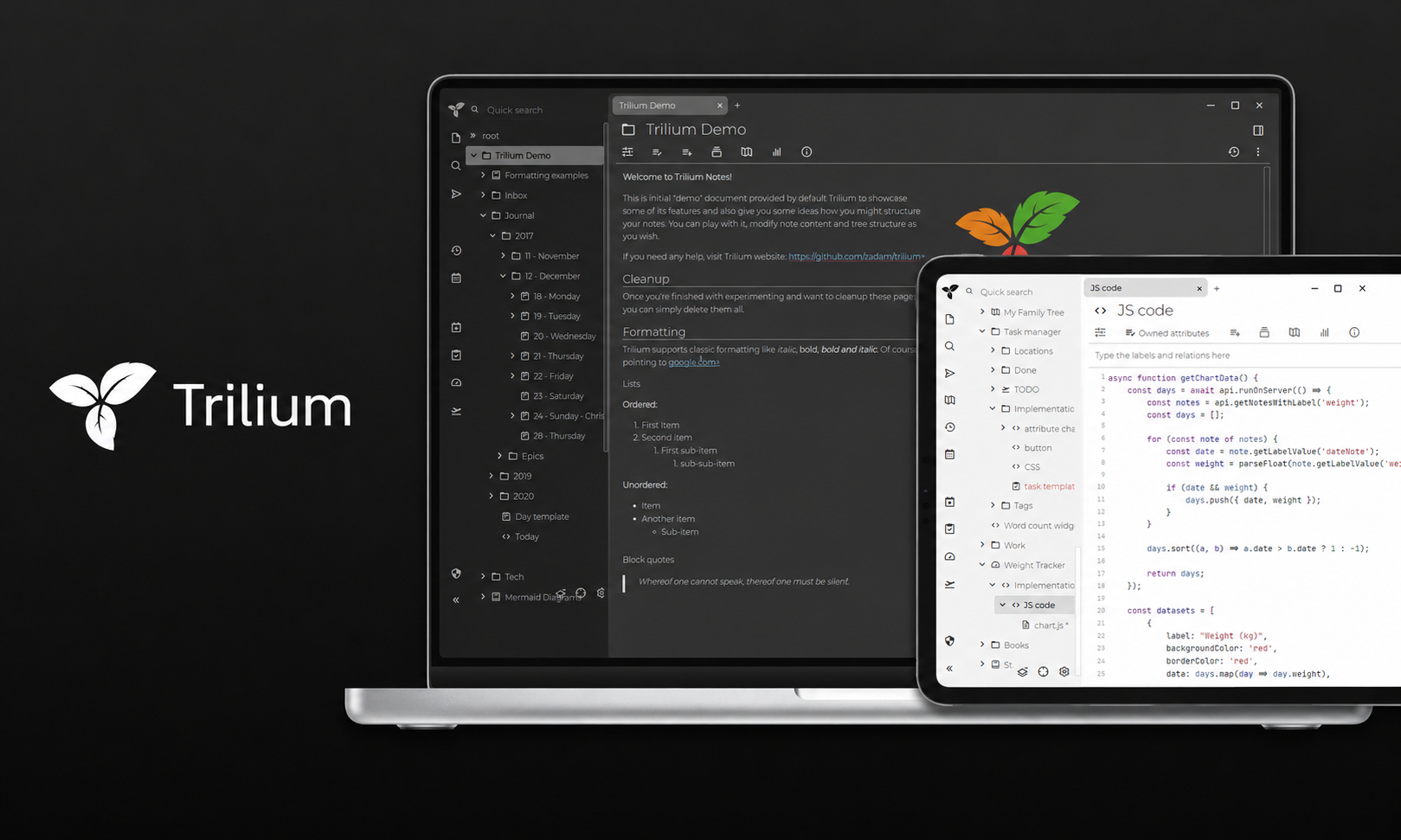 Requisiti hardware di Trilium: RAM, spazio di archiviazione, ARM e database di grandi dimensioni