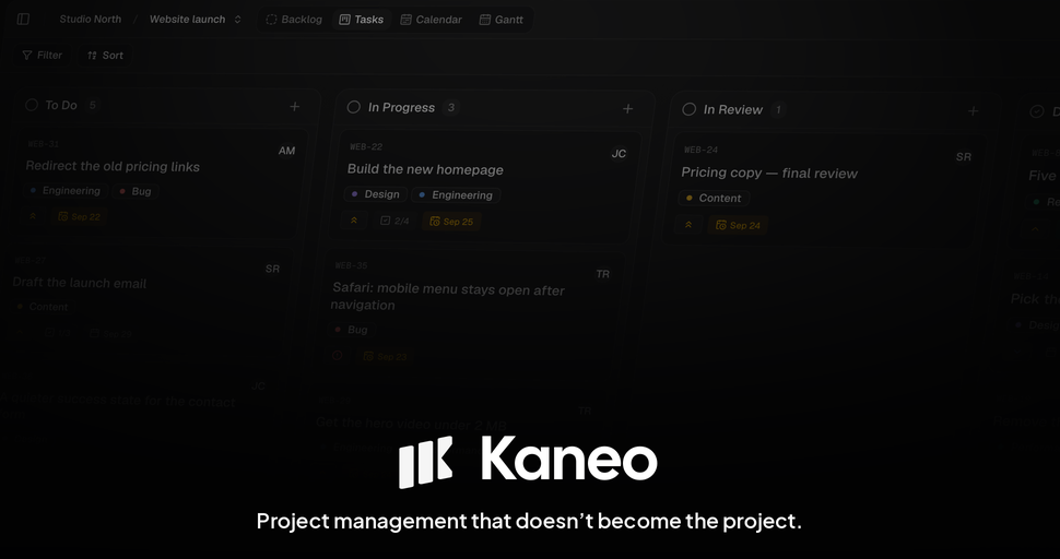 Requisiti hardware di Kaneo: RAM, CPU, spazio di archiviazione, utenti simultanei e record condivisi