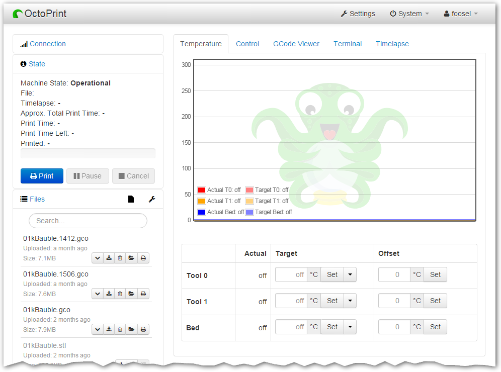 OctoPrint-hardwarevereisten: RAM, CPU, opslag, printerbesturing en camerastreams