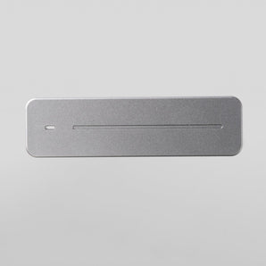 Silver aluminum alloy 10Gbps Type-C enclosure for M.2 NVMe SSDs, JMS583 controller.